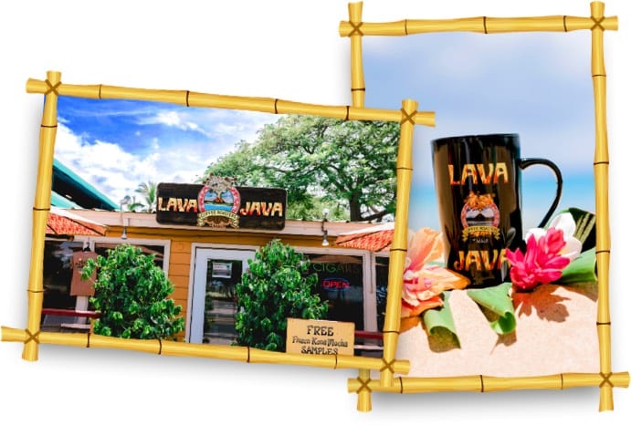 Lava Java Building and Mug